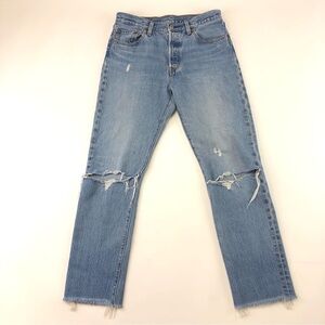 Levi's Light Blue Straight Leg Jeans